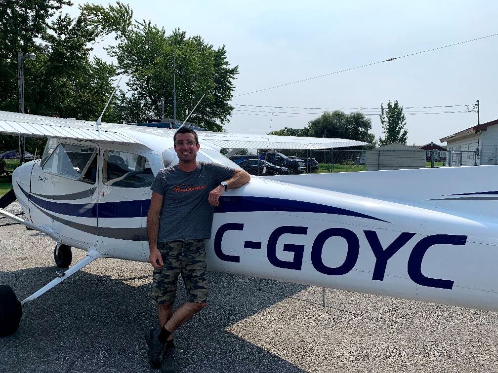 Luigi-Jonathan, pilote licencié privé